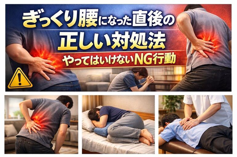 ぎっくり腰対処