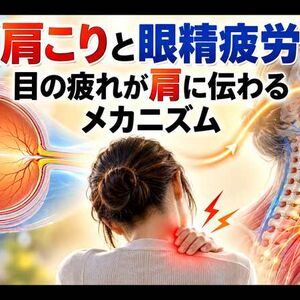 肩こりと眼精疲労のメカニズム タイトル